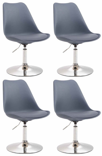 4er Set Esszimmerstühle Maverick Kunststoff