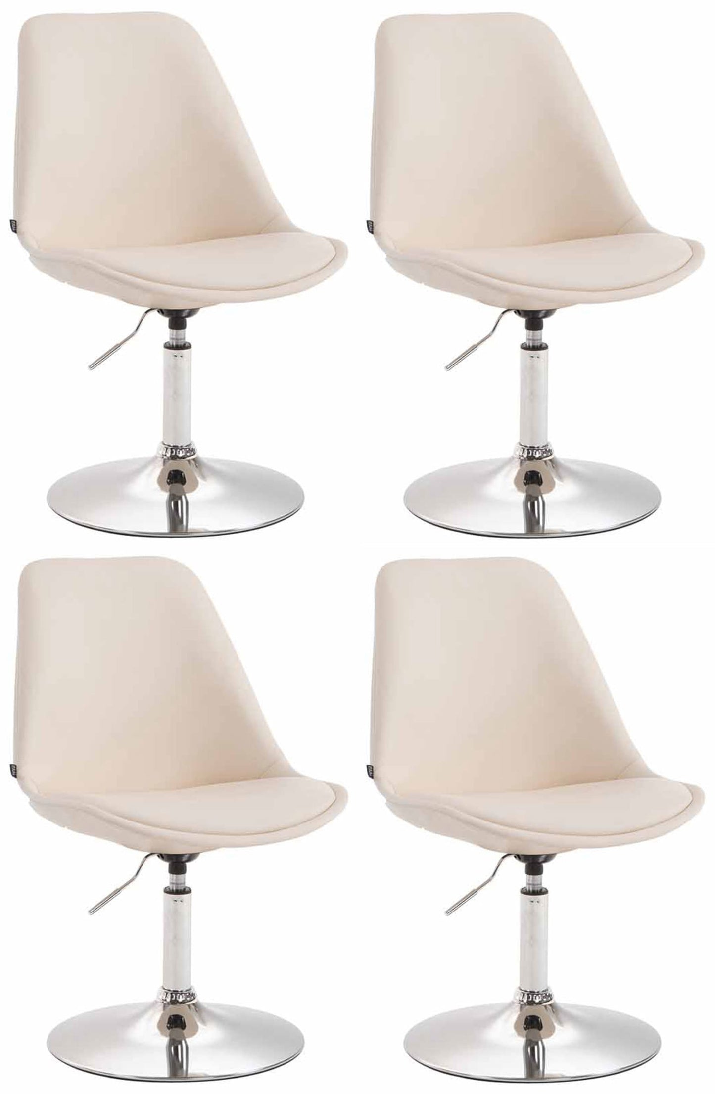 4er Set Esszimmerstühle Maverick Kunstleder