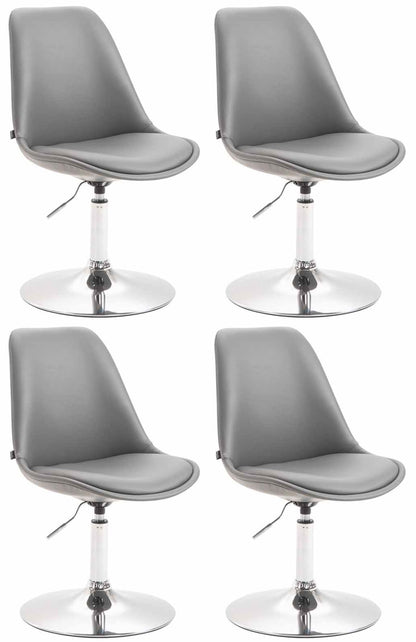 4er Set Esszimmerstühle Maverick Kunstleder