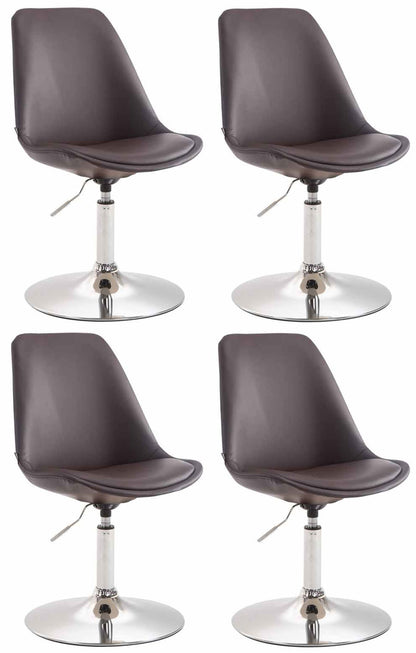 4er Set Esszimmerstühle Maverick Kunstleder