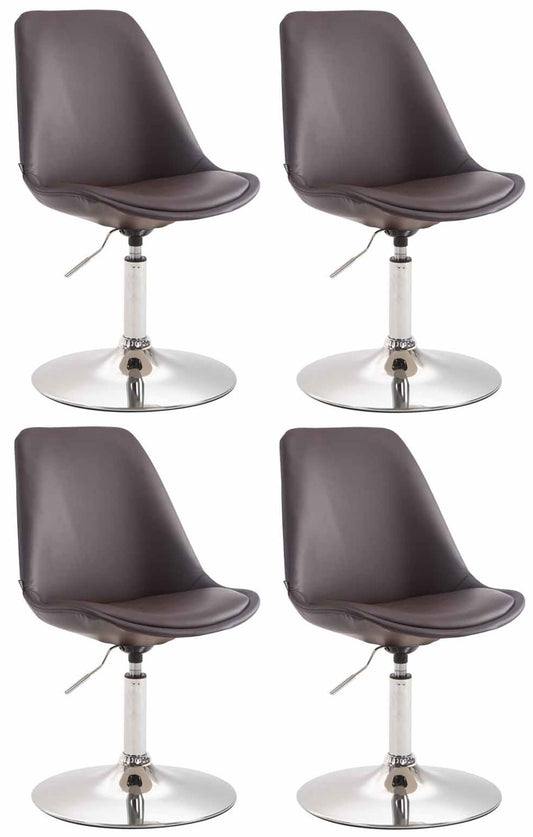 4er Set Esszimmerstühle Maverick Kunstleder