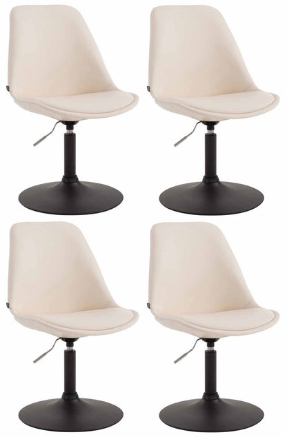 4er Set Esszimmerstühle Maverick Kunstleder