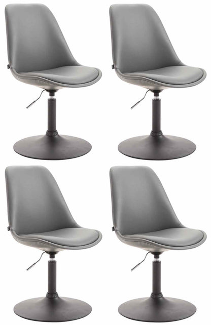 4er Set Esszimmerstühle Maverick Kunstleder