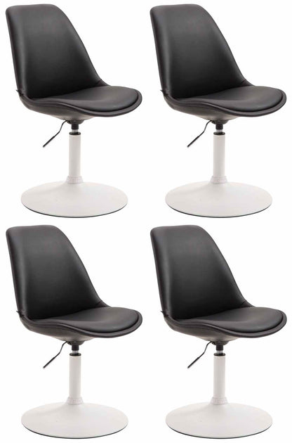 4er Set Esszimmerstühle Maverick Kunstleder