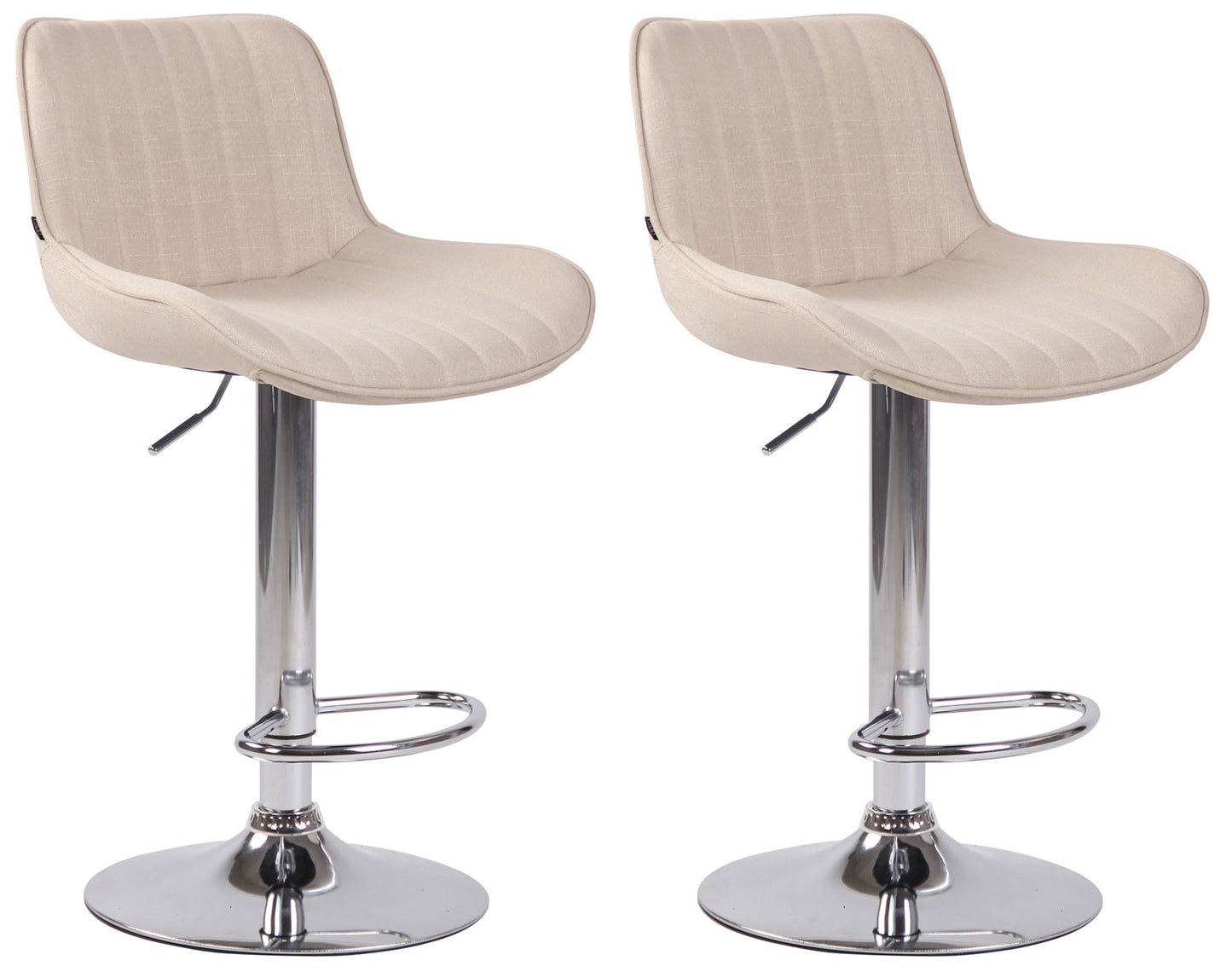 2er Set Barhocker Lentini Stoff