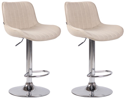 2er Set Barhocker Lentini Stoff