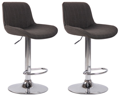 2er Set Barhocker Lentini Stoff