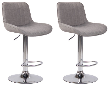 2er Set Barhocker Lentini Stoff