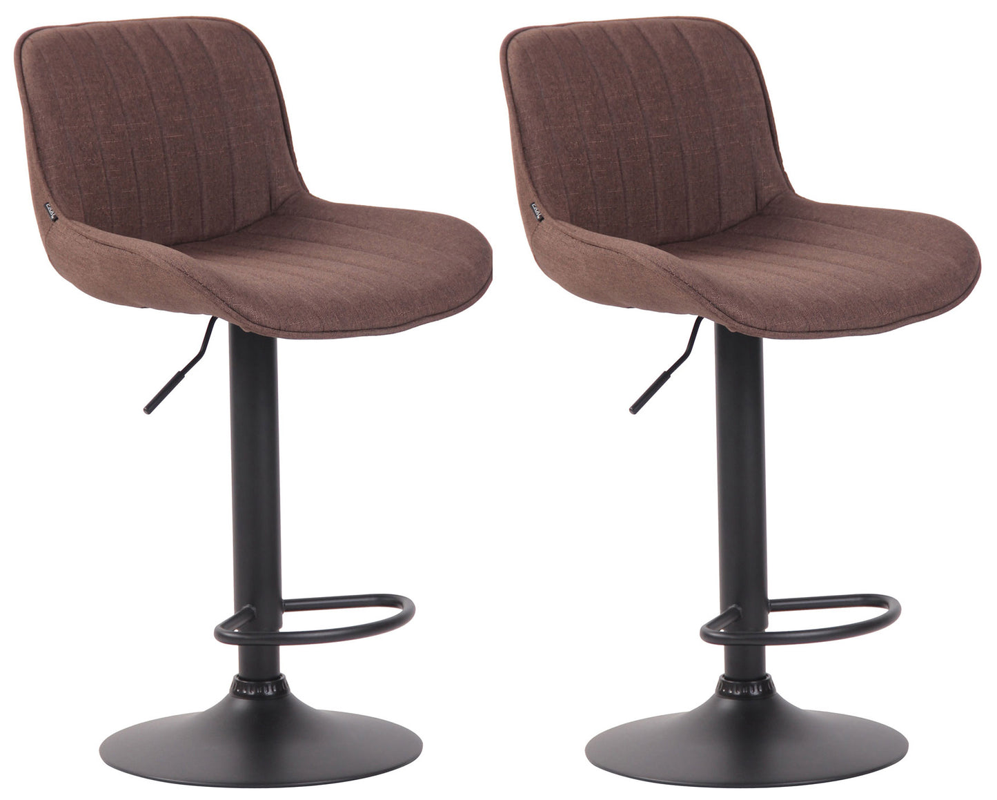 2er Set Barhocker Lentini Stoff