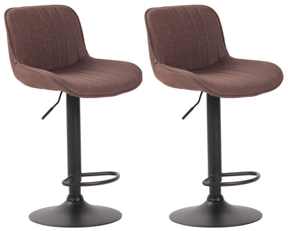 2er Set Barhocker Lentini Stoff