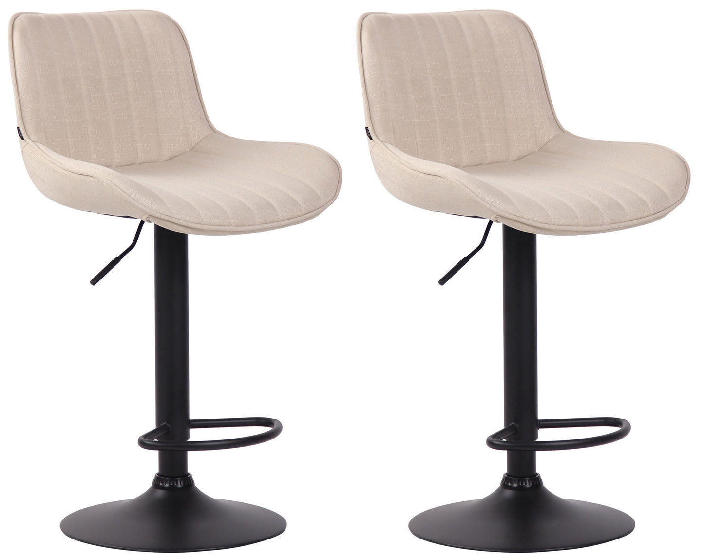 2er Set Barhocker Lentini Stoff