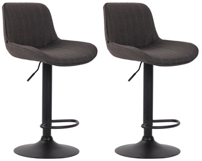 2er Set Barhocker Lentini Stoff