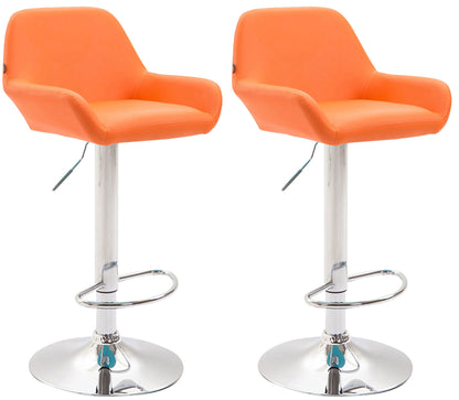 2er Set Barhocker Braga Kunstleder