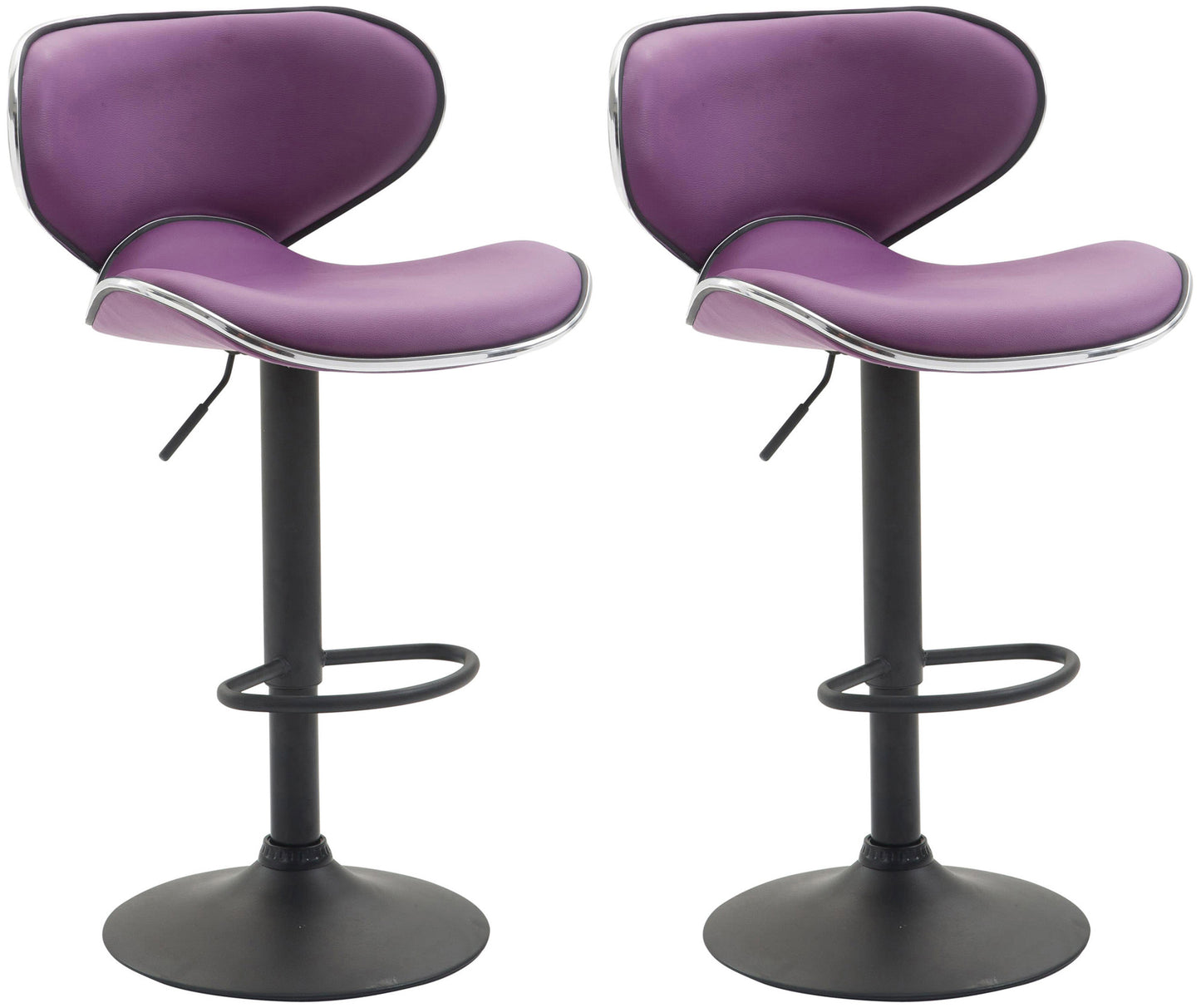 2er Set Barhocker Las Vegas Kunstleder