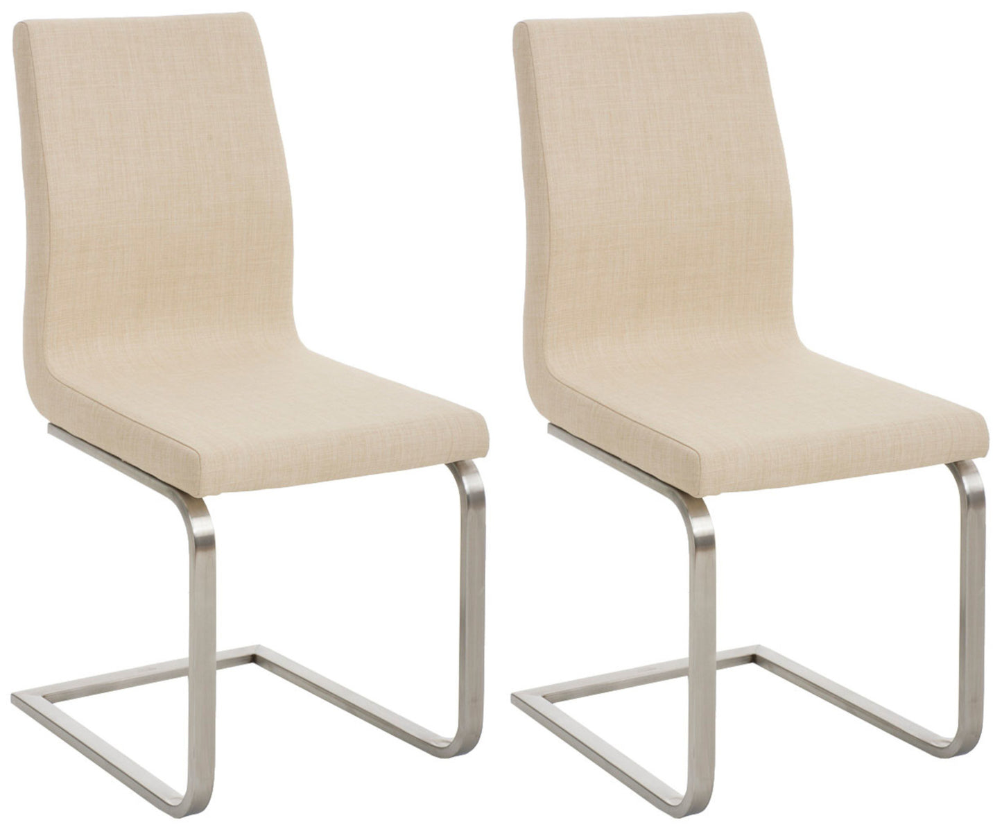 2er Set Esszimmerstühle Belfort Stoff