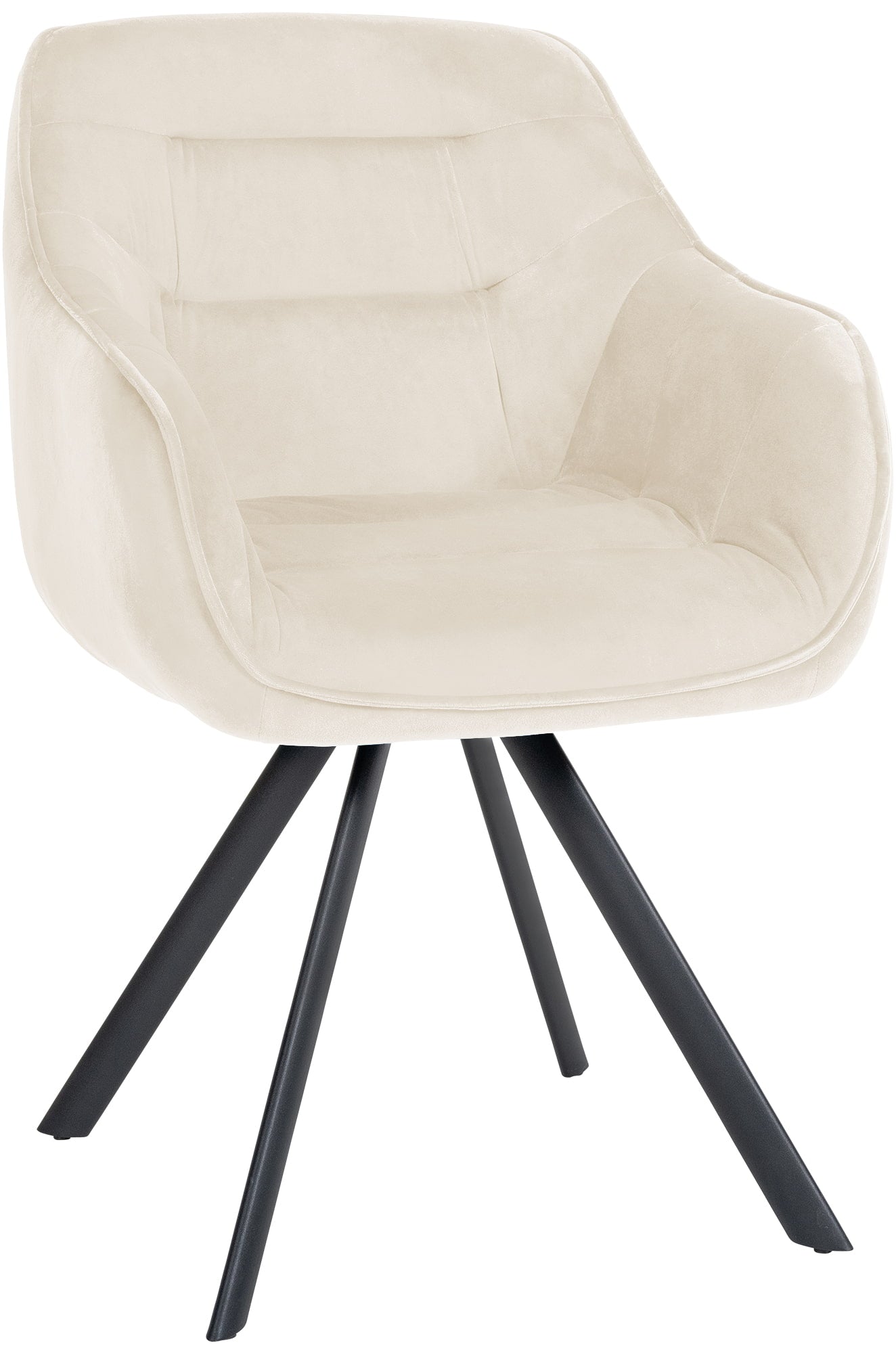 Esszimmerstuhl Russel Samt oder Stoff