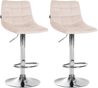 2er Set Barhocker Jerry Samt