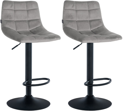 2er Set Barhocker Jerry Samt