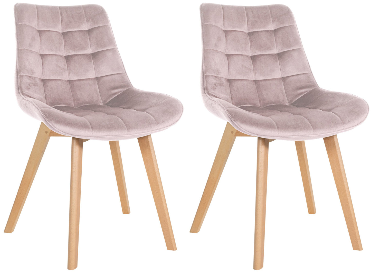 2er Set Stühle Brook Samt