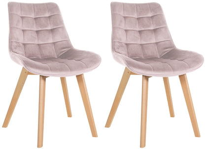 2er Set Stühle Brook Samt