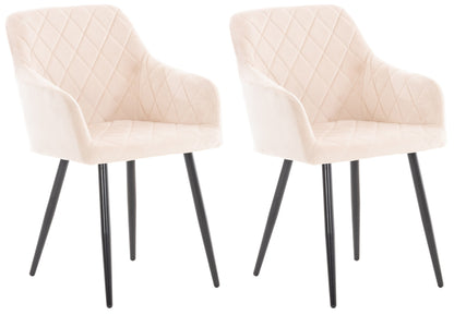 2er Set Esszimmerstuhl Shila