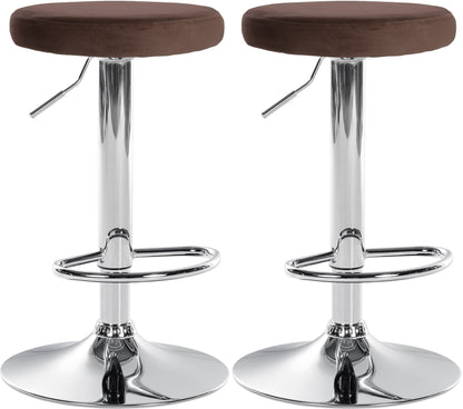 2er Set Barhocker Ponte Samt