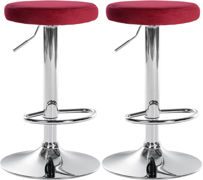 2er Set Barhocker Ponte Samt