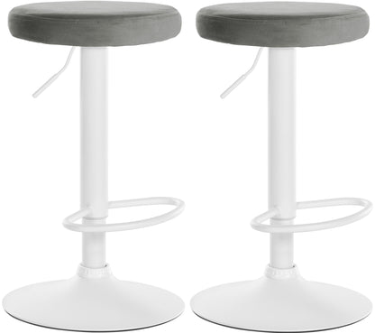 2er Set Barhocker Ponte Samt