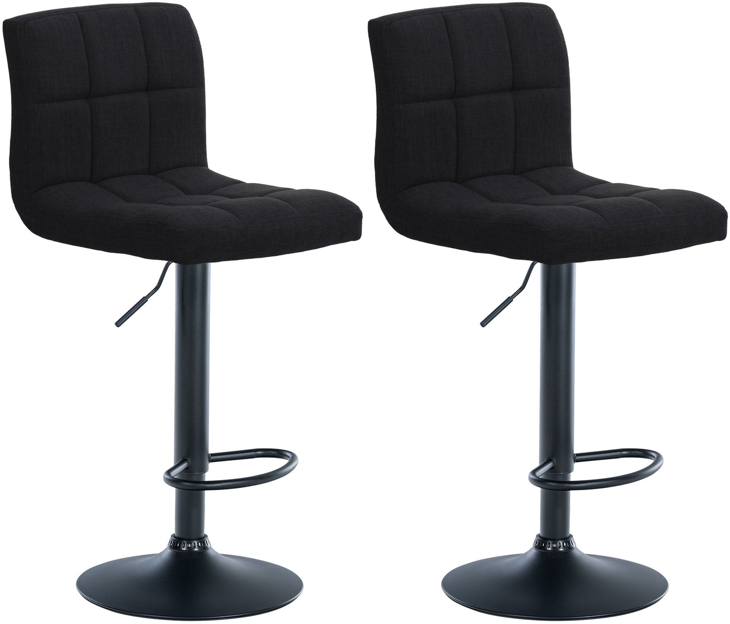 2er Set Barhocker Calma Stoff