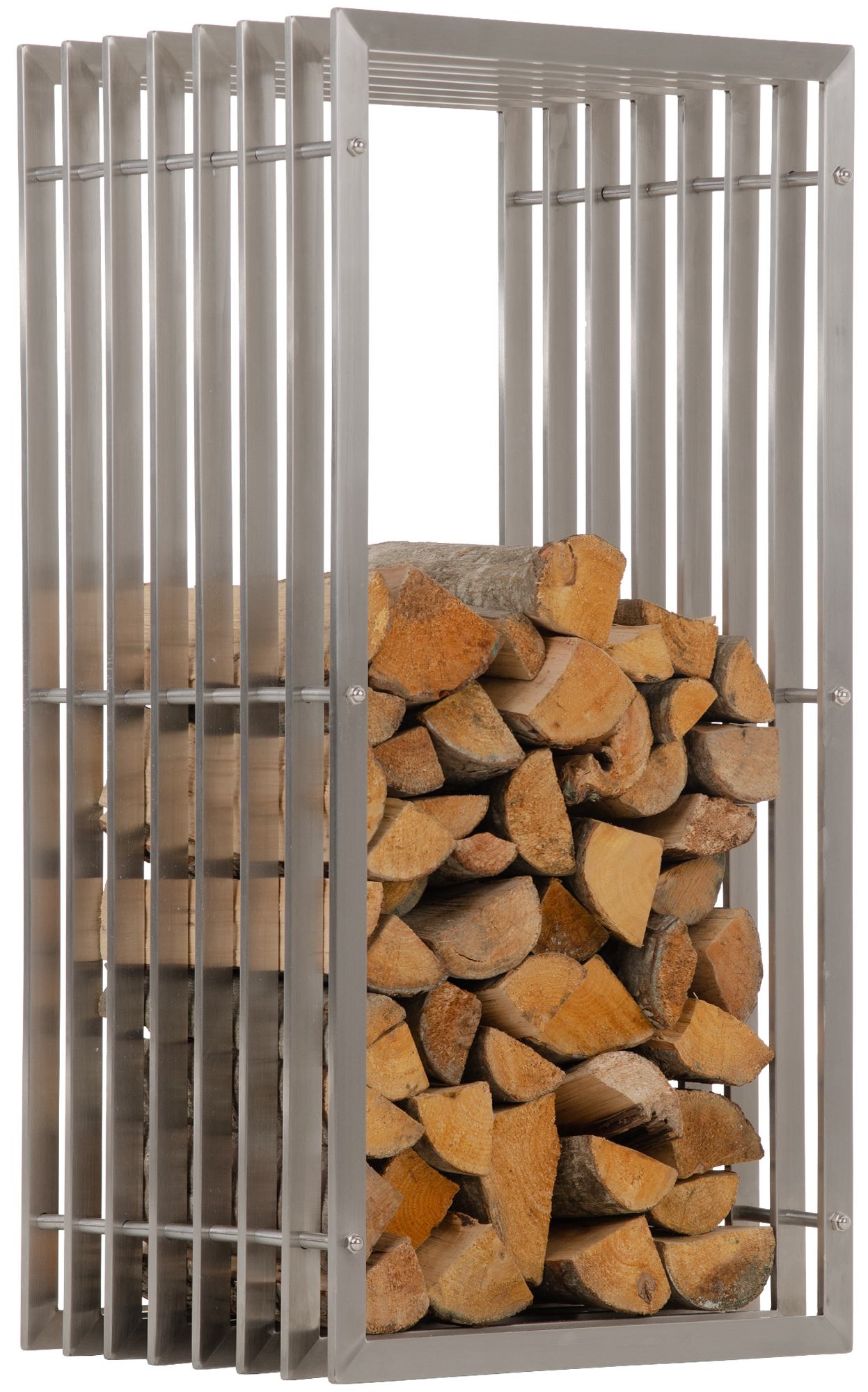 Kaminholzständer Irving Edelstahl