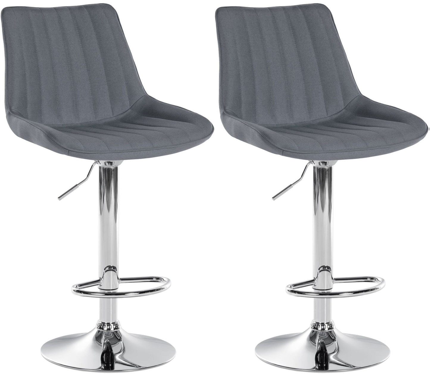 2er Set Barhocker Toni Stoff