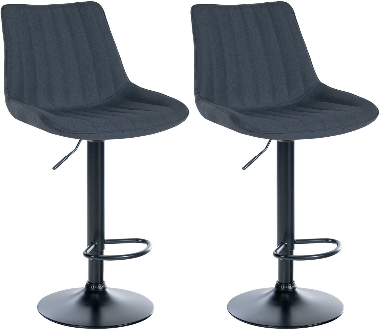 2er Set Barhocker Toni Stoff