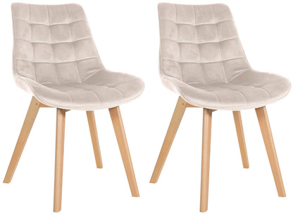 2er Set Stühle Brook Samt