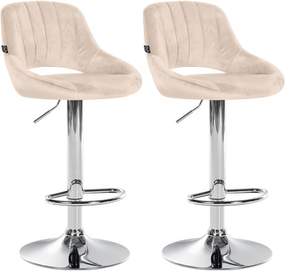 2er Set Barhocker Milet Samt