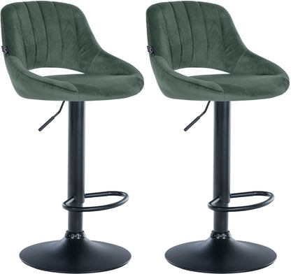 2er Set Barhocker Milet Samt