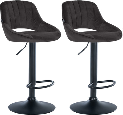 2er Set Barhocker Milet Samt