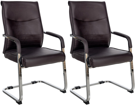 2er Set Besucherstuhl Hobart