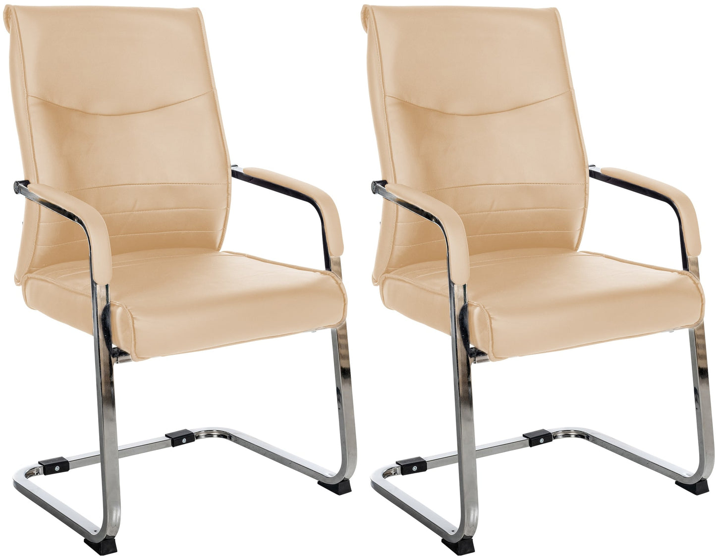 2er Set Besucherstuhl Hobart