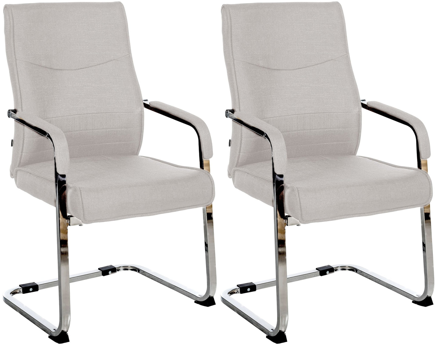 2er Set Besucherstuhl Hobart