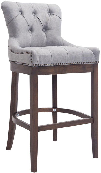 Barhocker Lakewood Stoff, Antik-dunkel