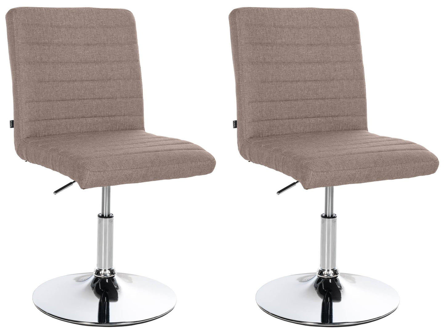 2er Set Esszimmerstuhl Elvas Stoff