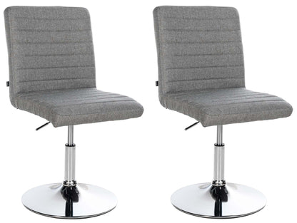 2er Set Esszimmerstuhl Elvas Stoff