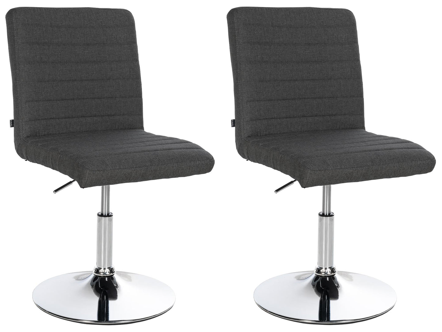 2er Set Esszimmerstuhl Elvas Stoff