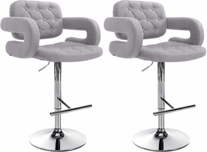 2er Set Barhocker Dublin Stoff