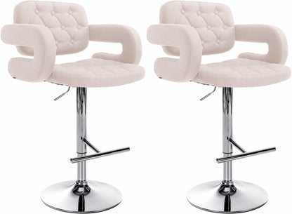 2er Set Barhocker Dublin Stoff