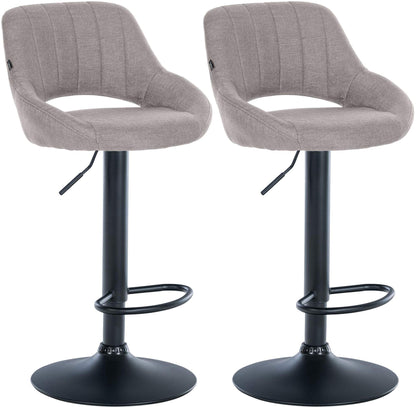 2er Set Barhocker Milet Stoff