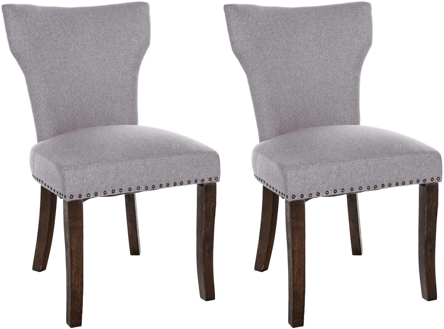 2er Set Esszimmerstuhl Zadar Stoff