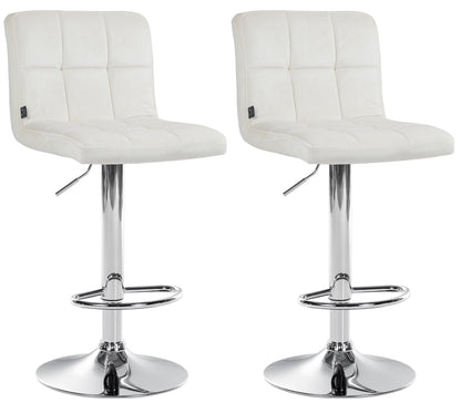 2er Set Barhocker Peru Samt