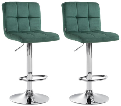 2er Set Barhocker Peru Samt