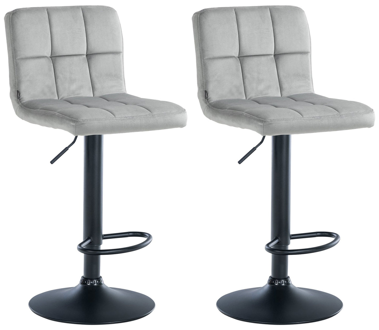 2er Set Barhocker Peru Samt